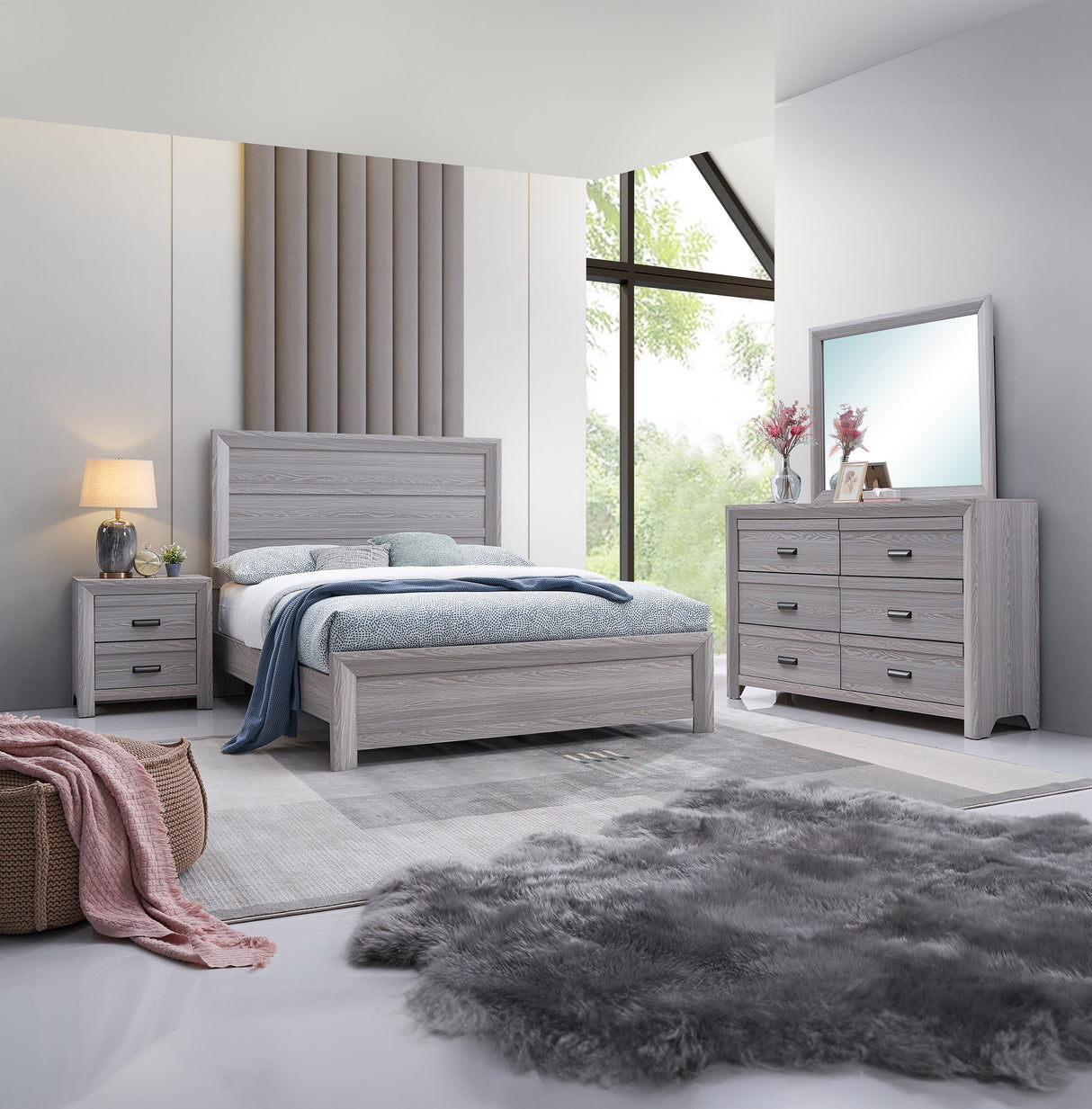 Adelaide Drift Wood Bedroom Group set
