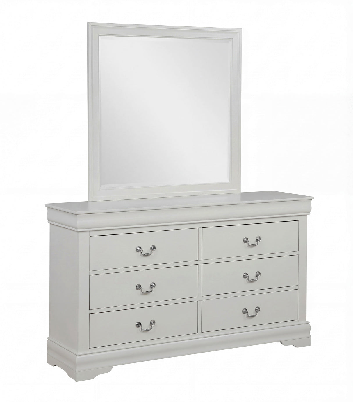 Louis Philip Greige Dresser