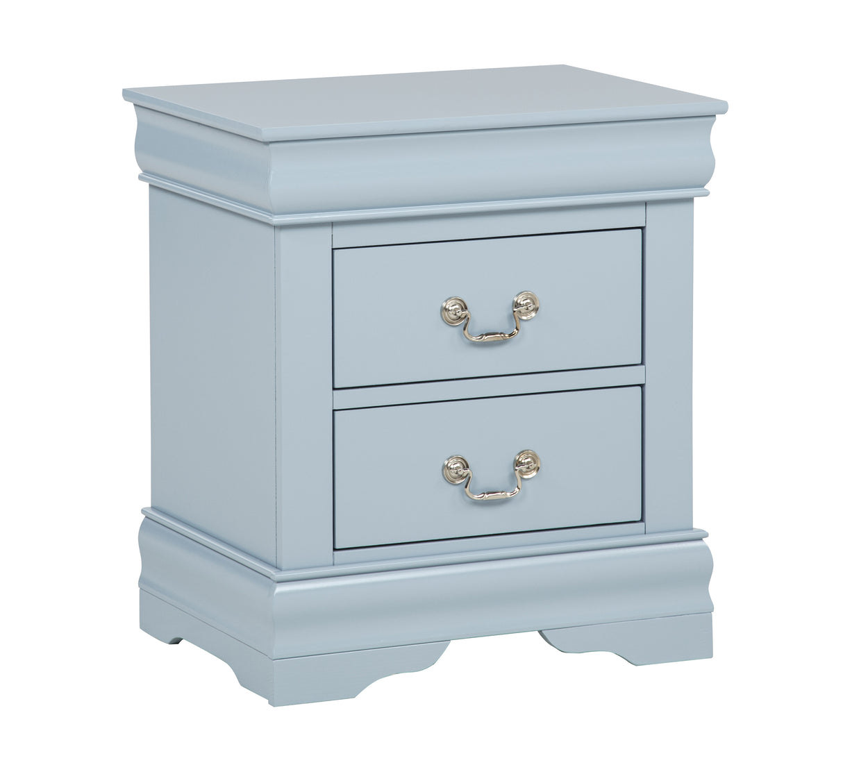 Louis Philip Blue Bedroom Group nightstand
