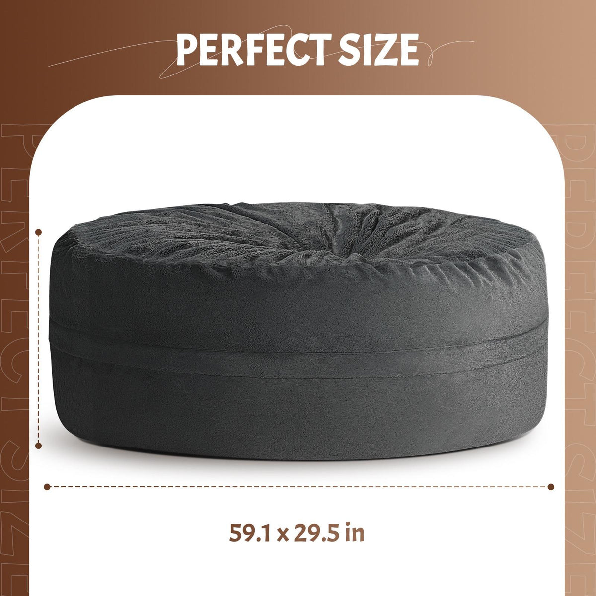 Velvet Bean Bag