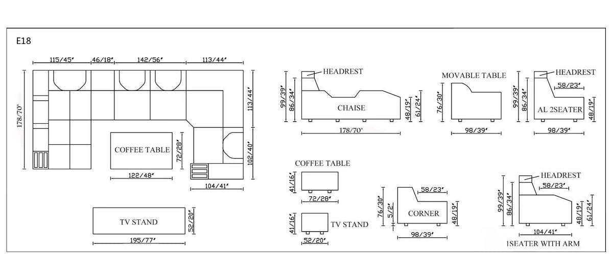 Coffee E18 Black & RED