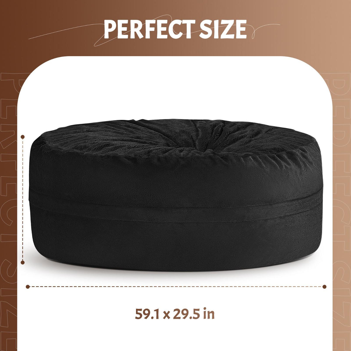 Velvet Bean Bag