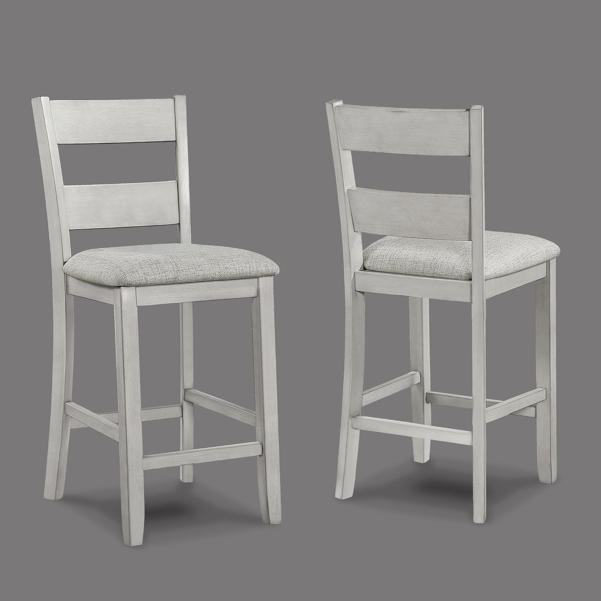 Lester 5-Piece Ct Height Table Set Driftwood