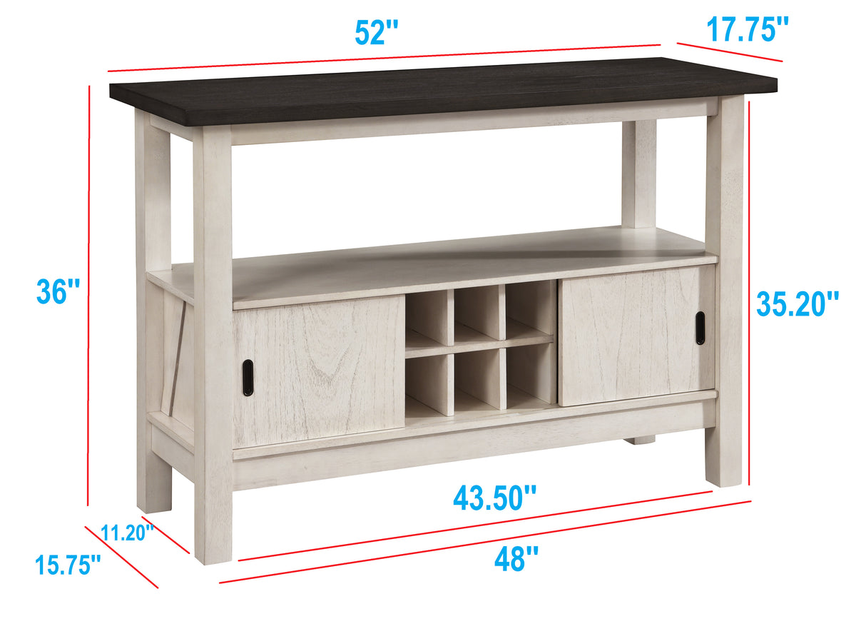 Maribelle 6p with Bench Chalk Warmgrey