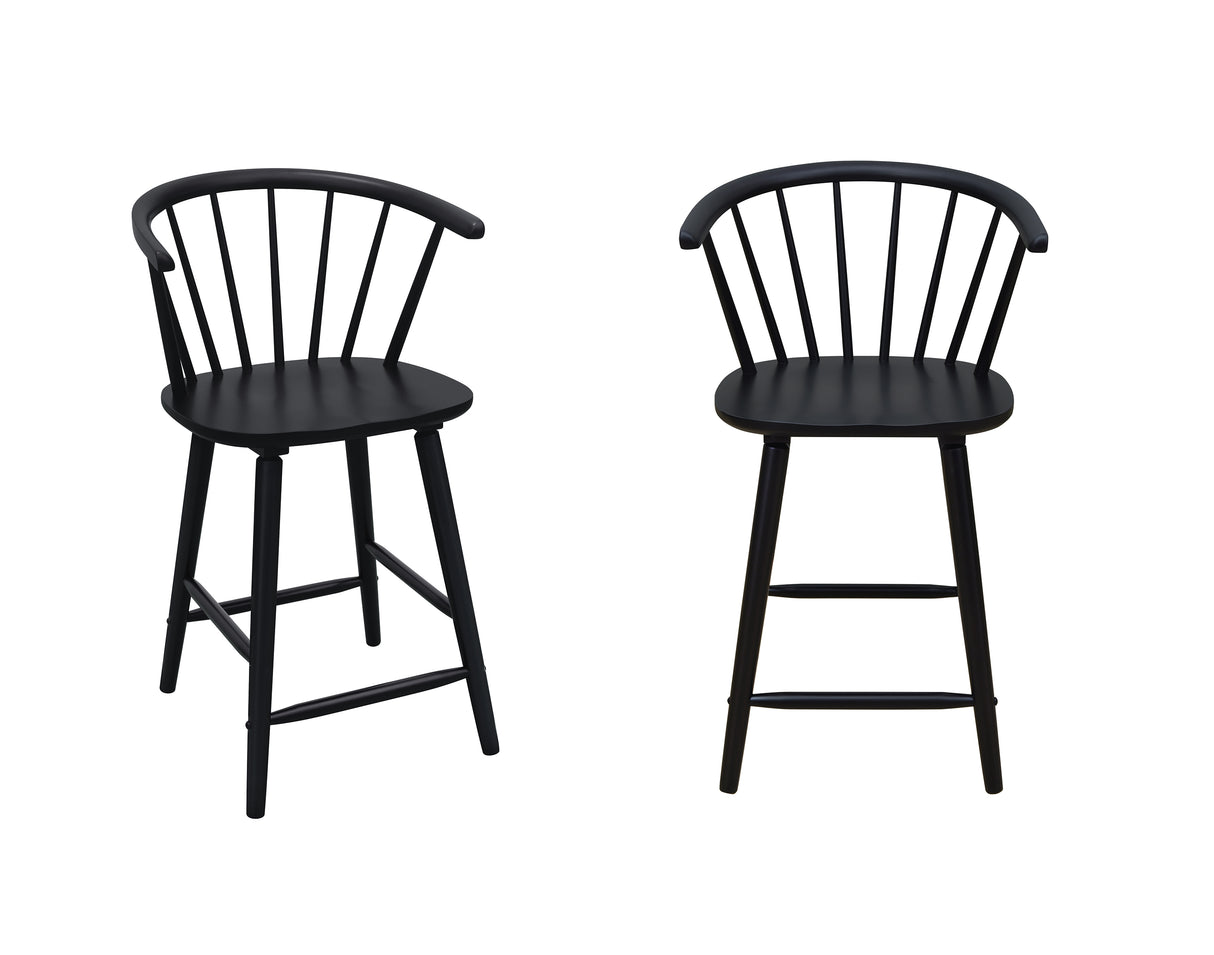 Janna Counter Height Stool-Black