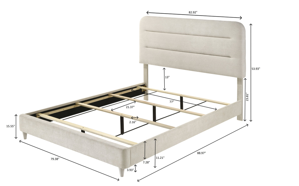 Nyomi Bed - White