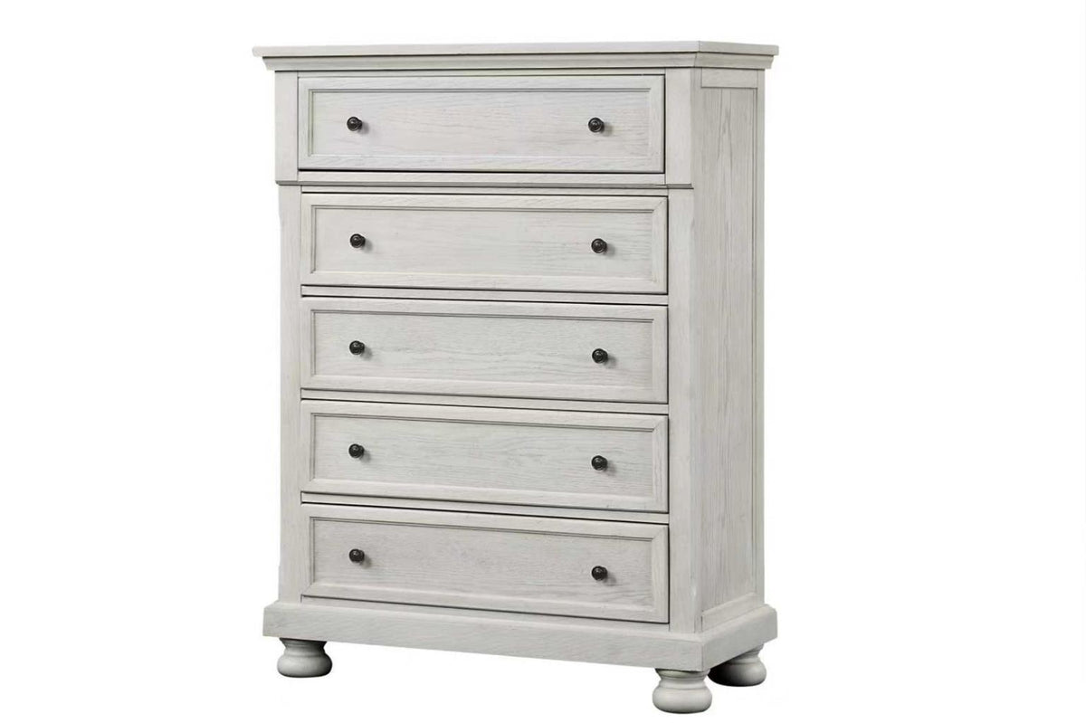 Carson Bedroom Set - White Washed