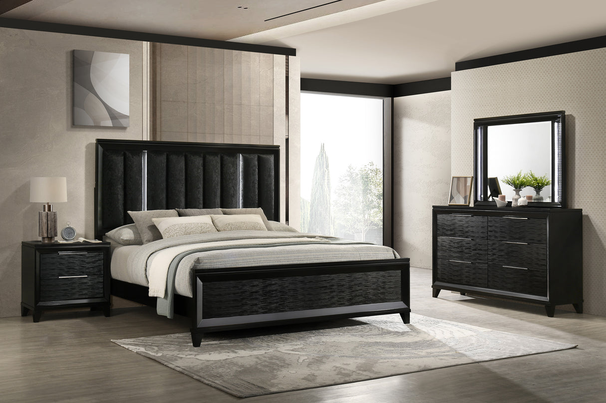 Cressida Bedroom Group Black set
