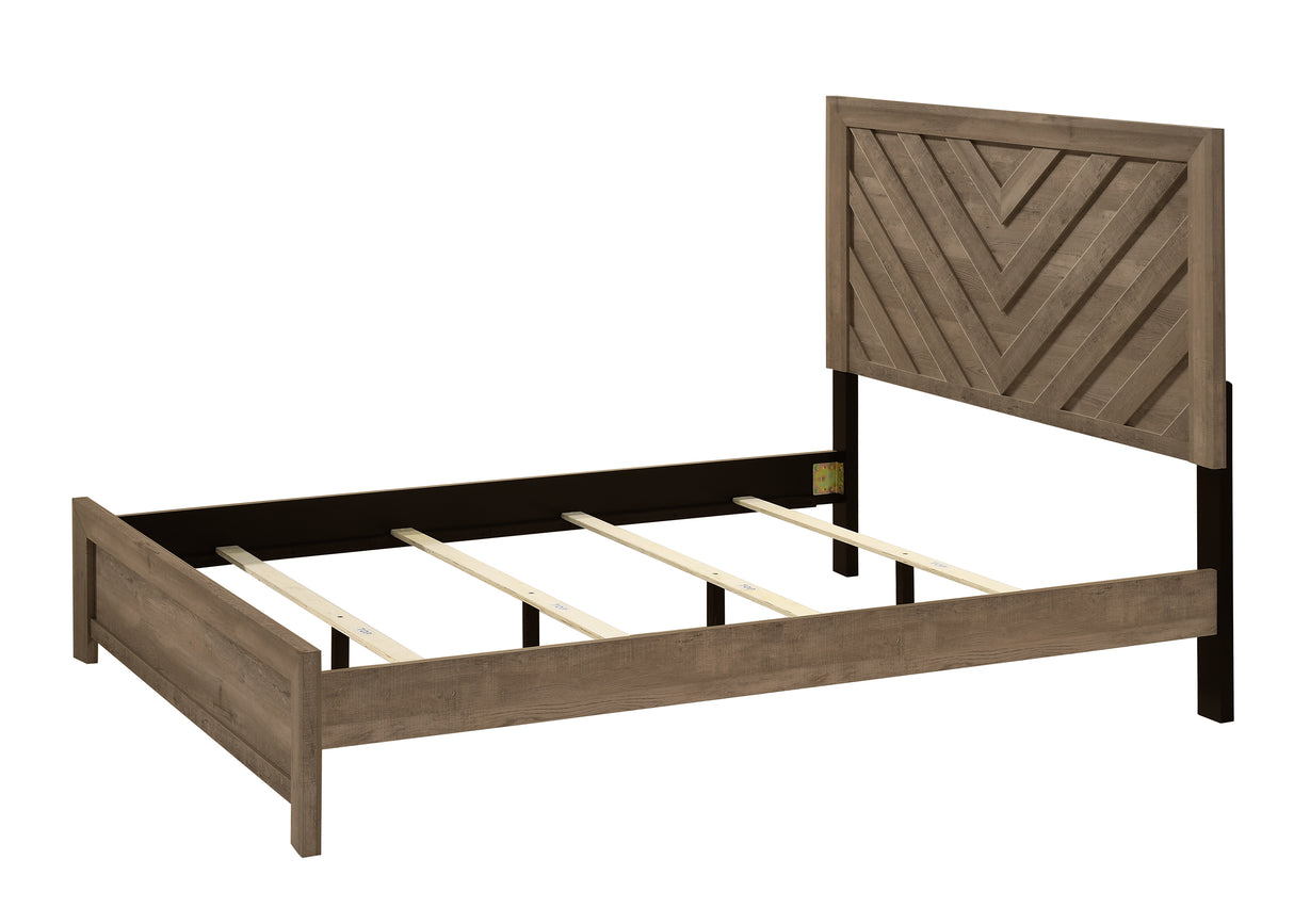 Valor Bedroom Set Light Brown