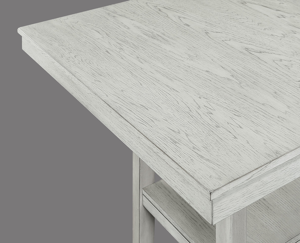 Lester 5-Piece Ct Height Table Set Driftwood