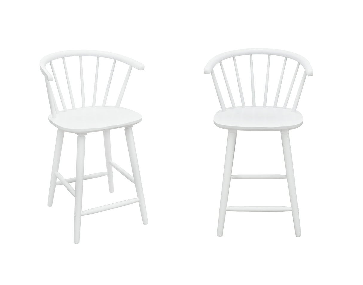 Janna Counter Height Stool-White