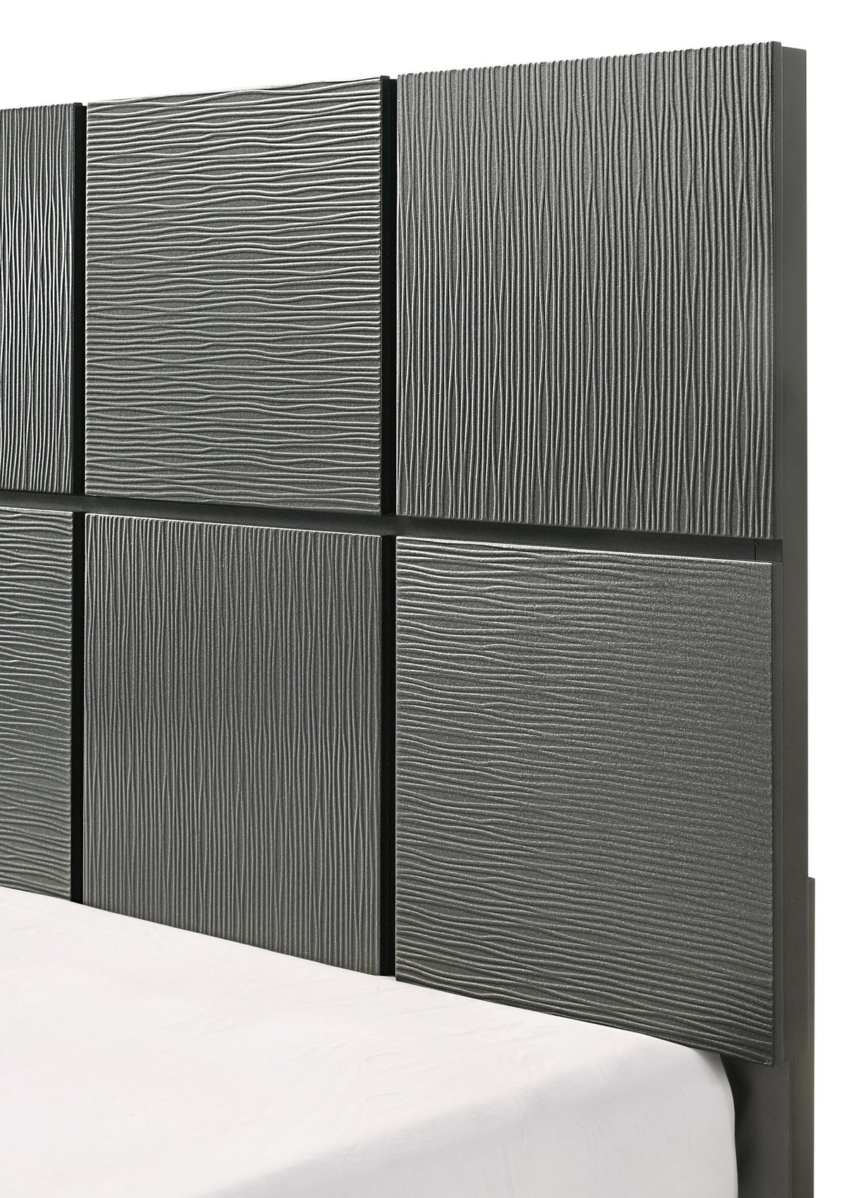 Denker Gunmetal Bedroom Group