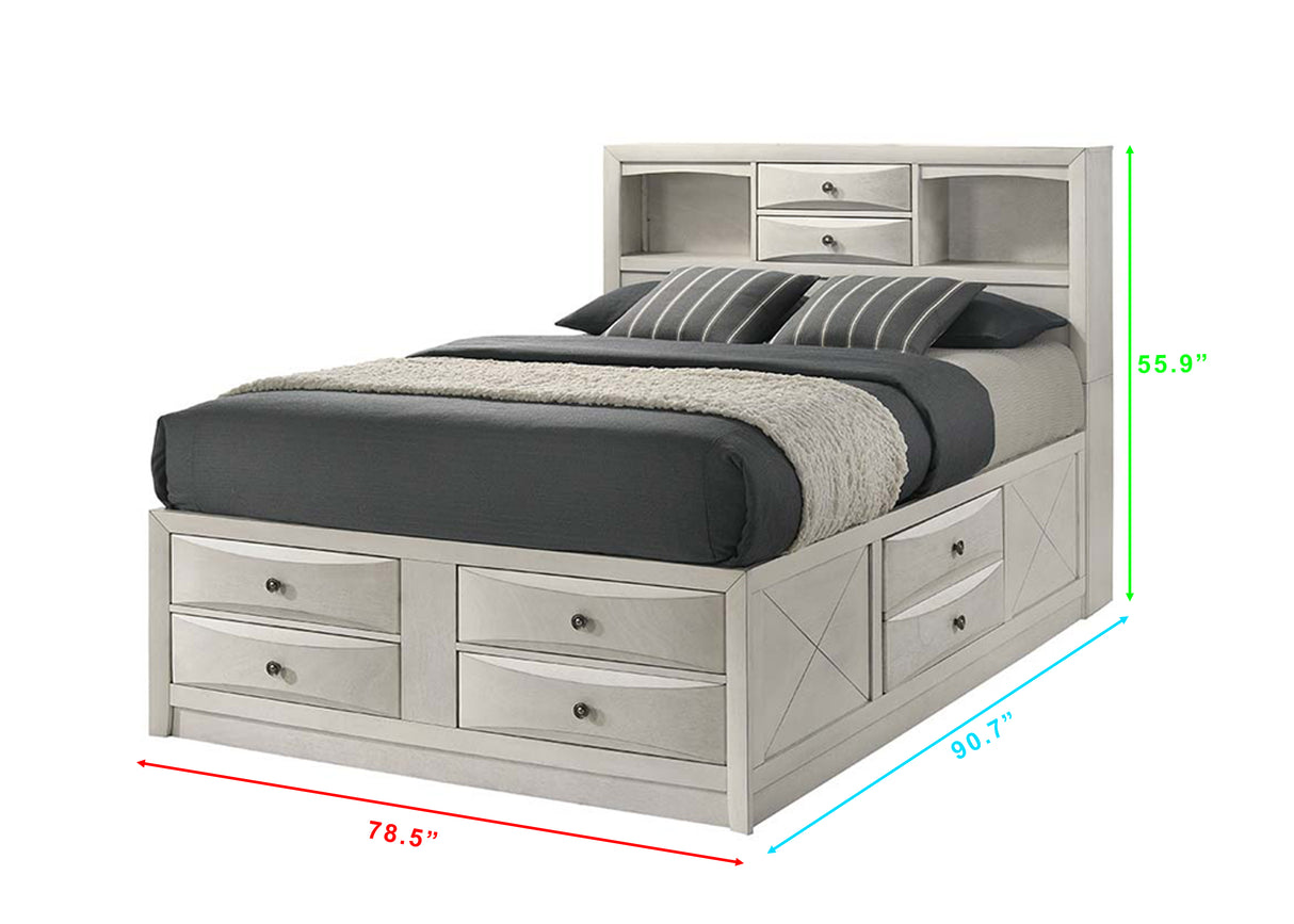 Emily Bed - White