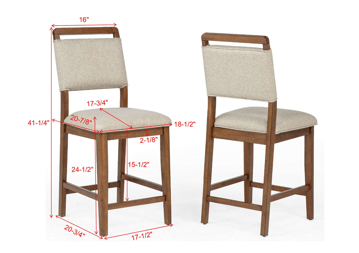 Blanche Brown Counter Height Dining