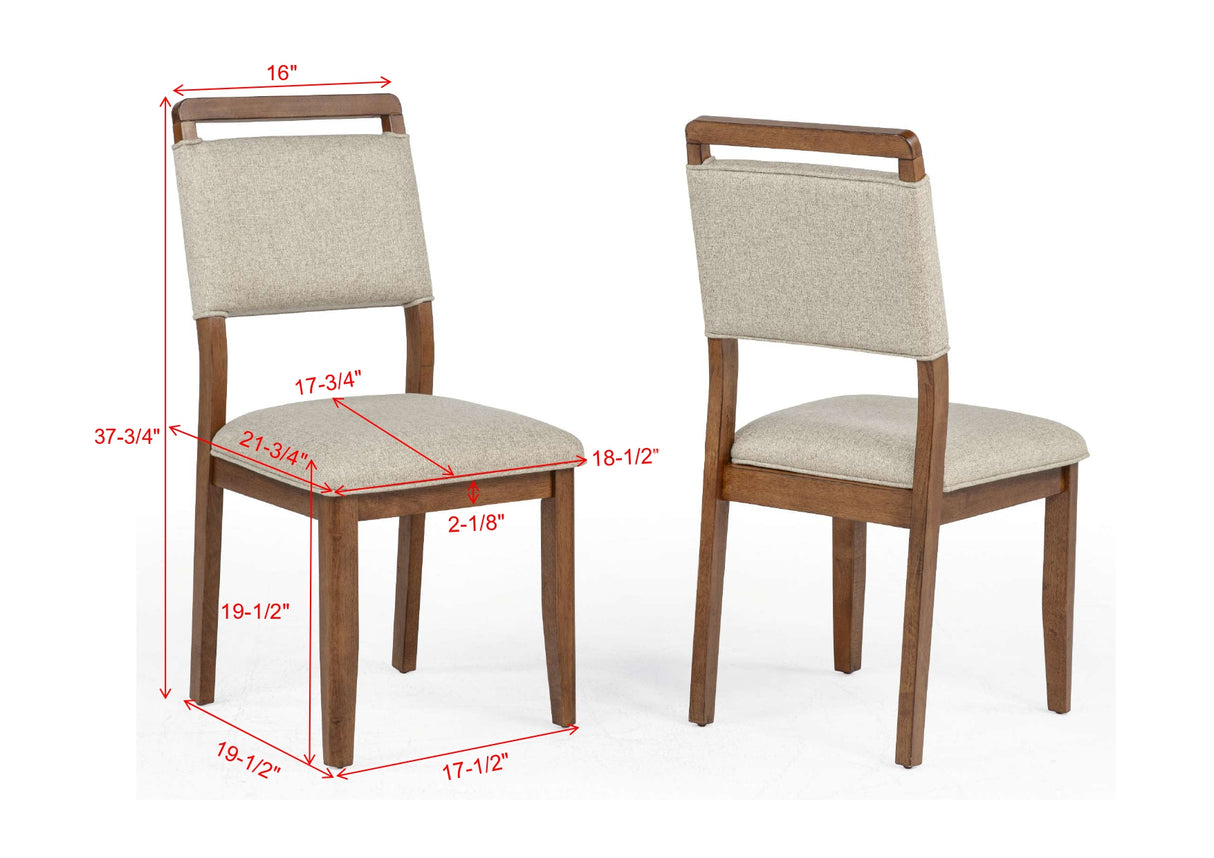 Blanche Brown Dining Set