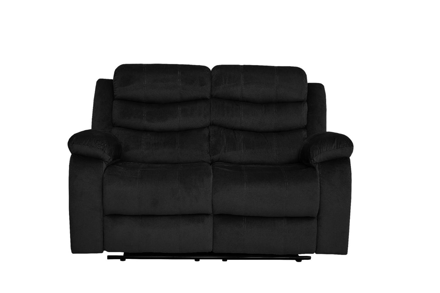 Tate Black 2 PC Sofa, Loveseat