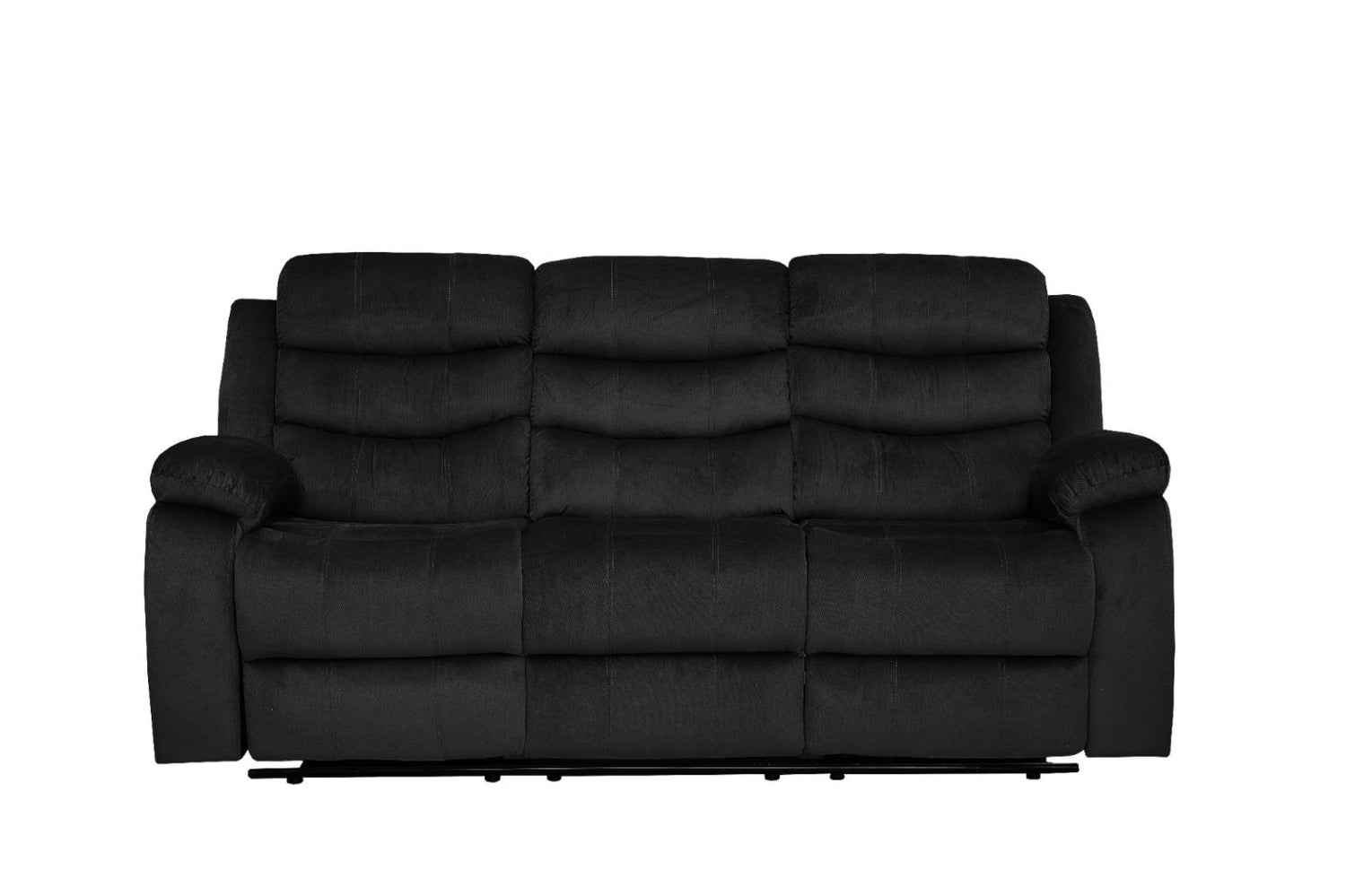 Tate Black 2 PC Sofa, Loveseat