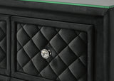 Cameo Panel Bedroom Group - Black