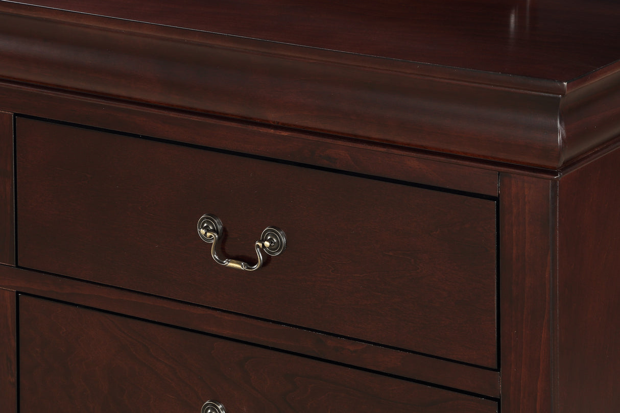 Louis Philip Cherry Bedroom Group