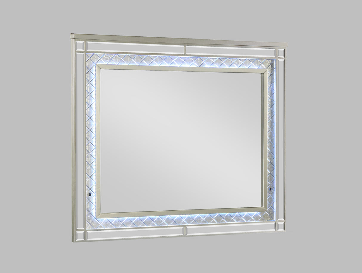 Cristian Bedroom Group Champagne mirror