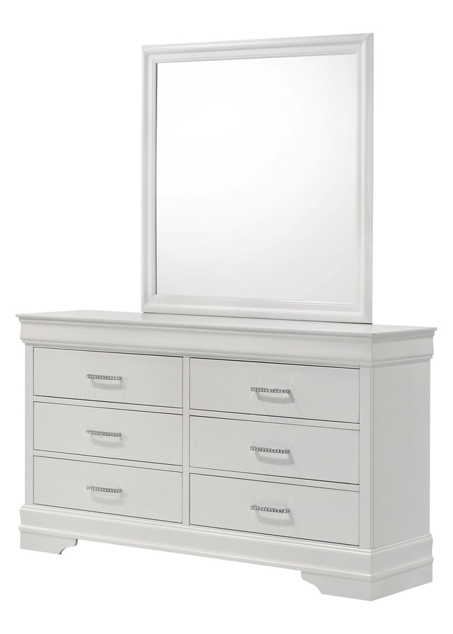 Amalia Mirror - White
