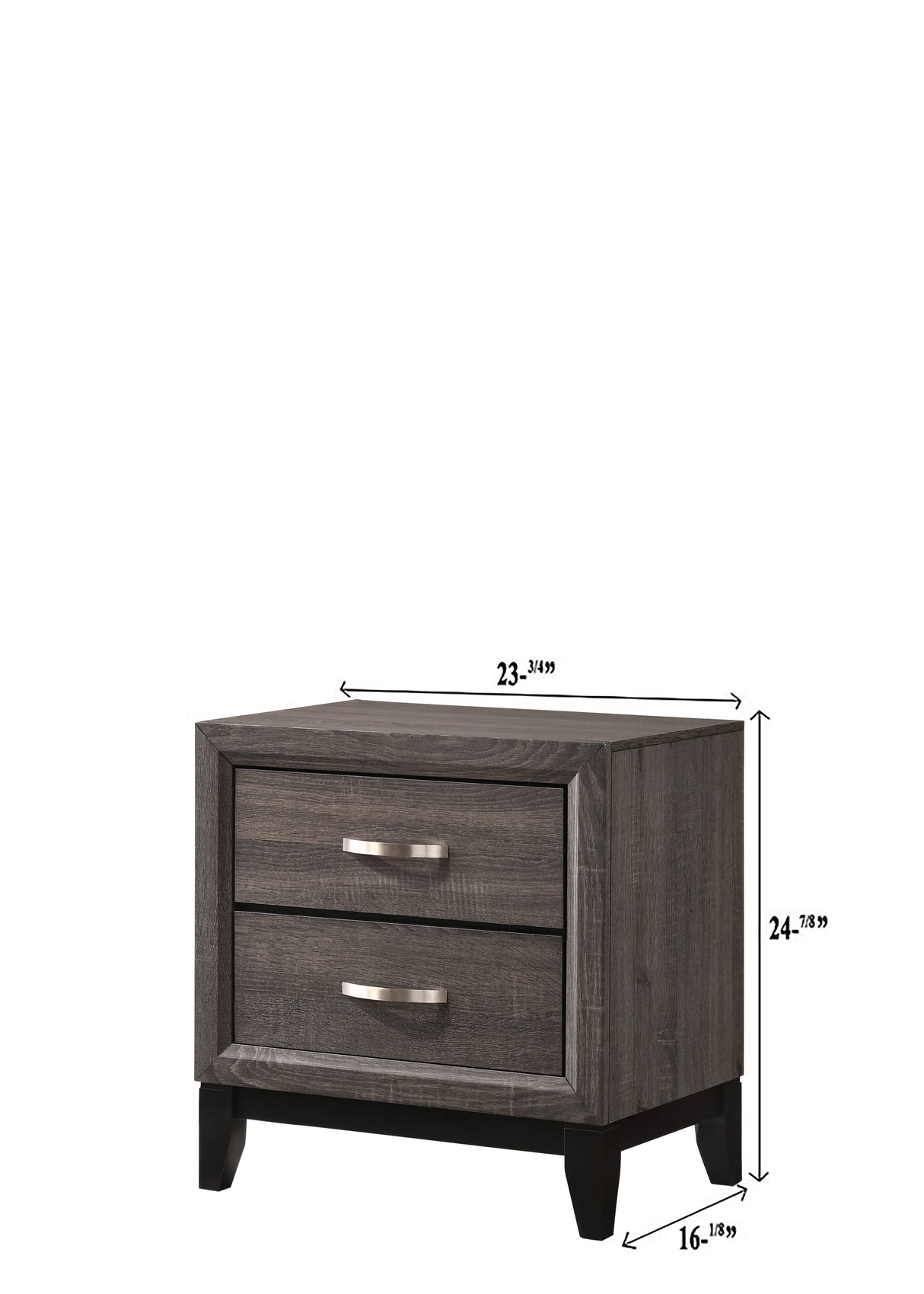 Akerson Grey Bedroom Group nightstand