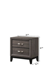Akerson Grey Bedroom Group nightstand