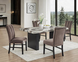 Vega Faux Marble Dining Set