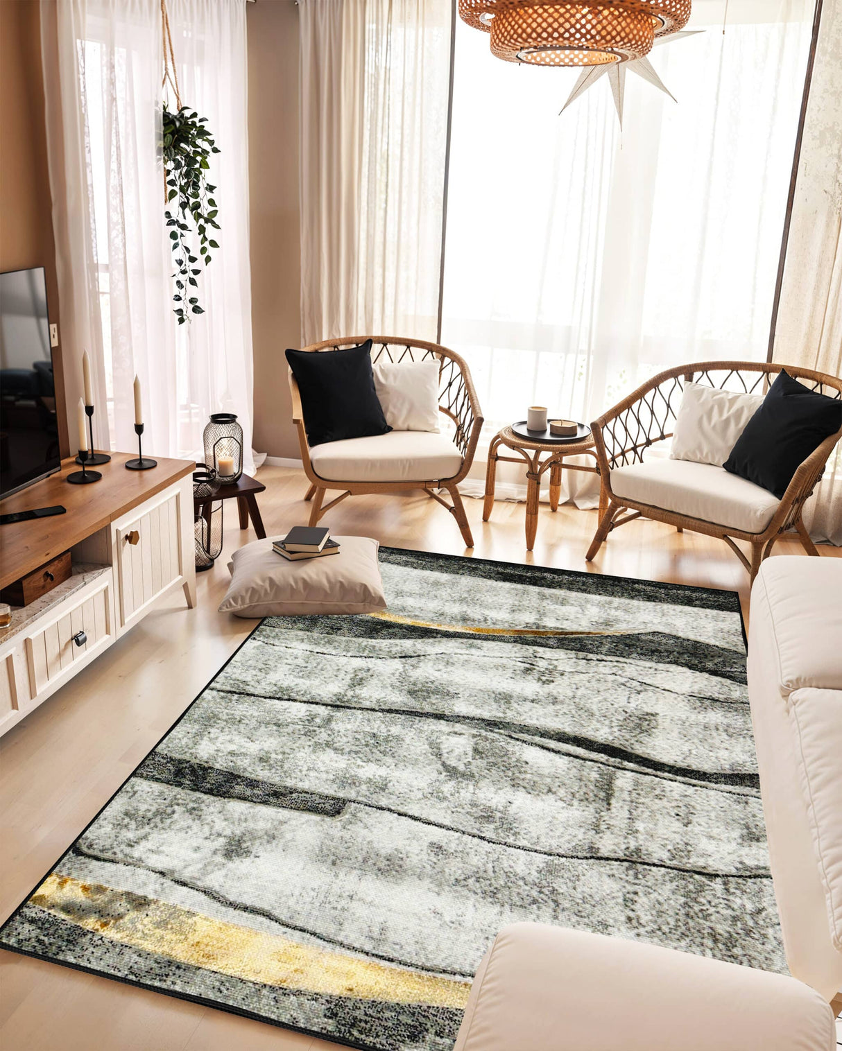 Marble Area Rug 10051