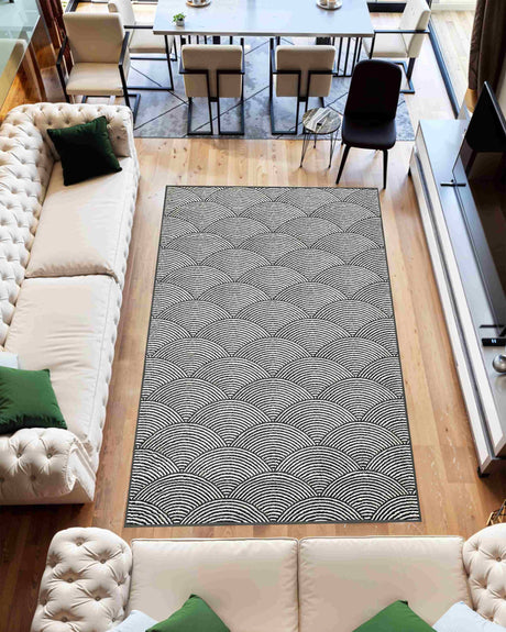 Marble Area Rug 10055 Grey