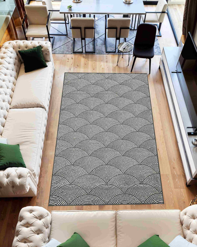 Marble Area Rug 10055 Grey