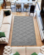 Marble Area Rug 10055 Grey