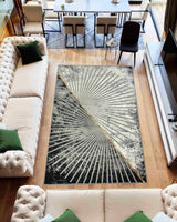 Marble Area Rug 10060 Grey