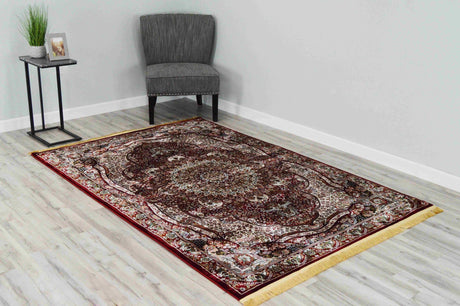 Casablanca Area Rug 1011 Burgundy