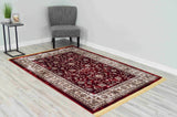Casablanca Area Rug 1016 Burgundy