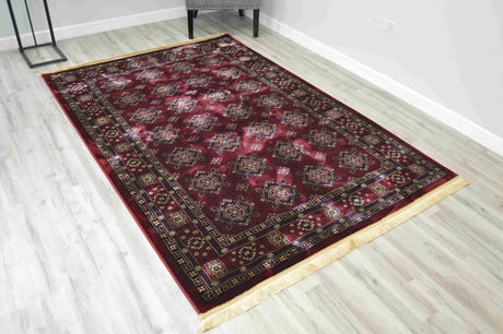 Casablanca Area Rug 1017 Burgundy