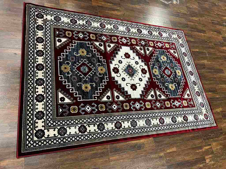 Casablanca Area Rug 1020 Burgundy