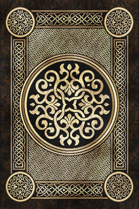 Momento Area Rug 10384 Black