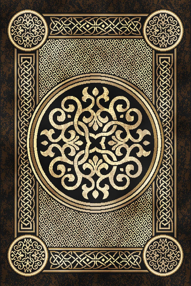 Momento Area Rug 10384 Black