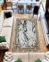 Marble Area Rug 1041 Beige