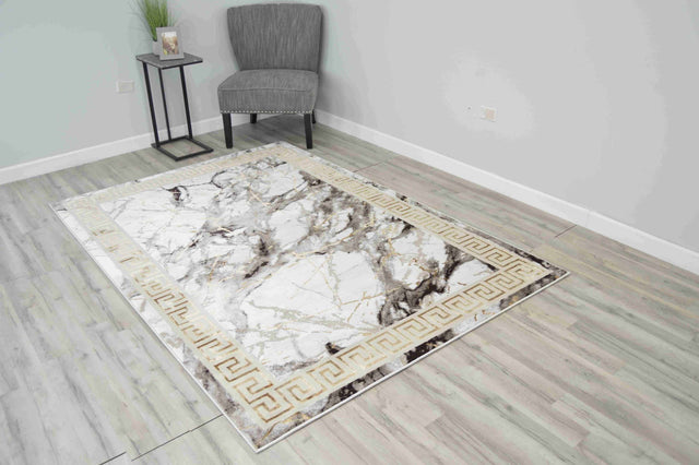 Marble Area Rug 1042 Beige