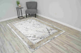 Marble Area Rug 1042 Grey