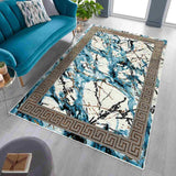 Marble Area Rug 1042 Turquoise