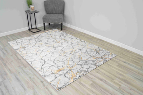 Marble Area Rug 1044 Grey