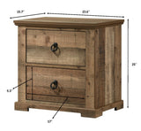 Ella-Mae Bedroom Reclaimed Natural nightstand