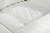 Jax White 3 PC Reclining Sectional w/ LED & Speakers