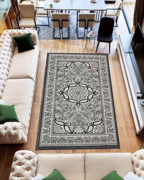 Star Area Rug 1101 Grey