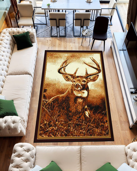 Star Area Rug 1108 Deer Beige