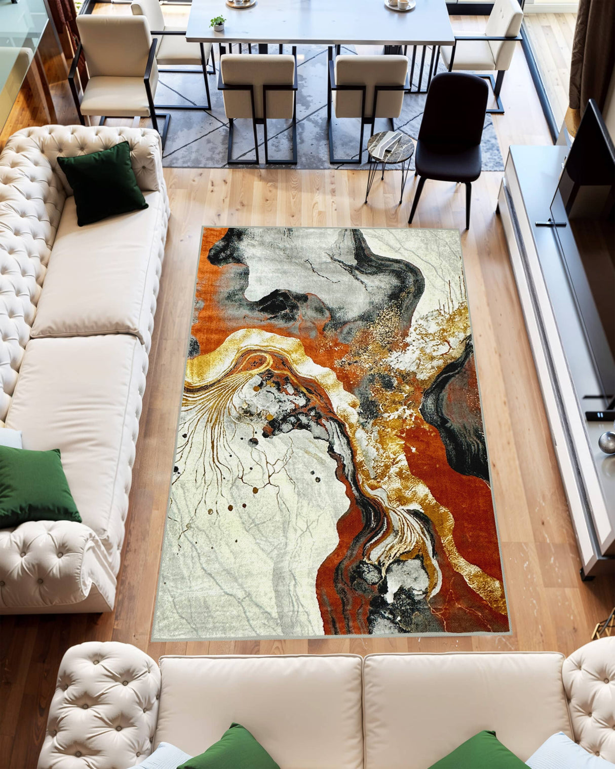 Contempo Area Rug 1111 Terracotta