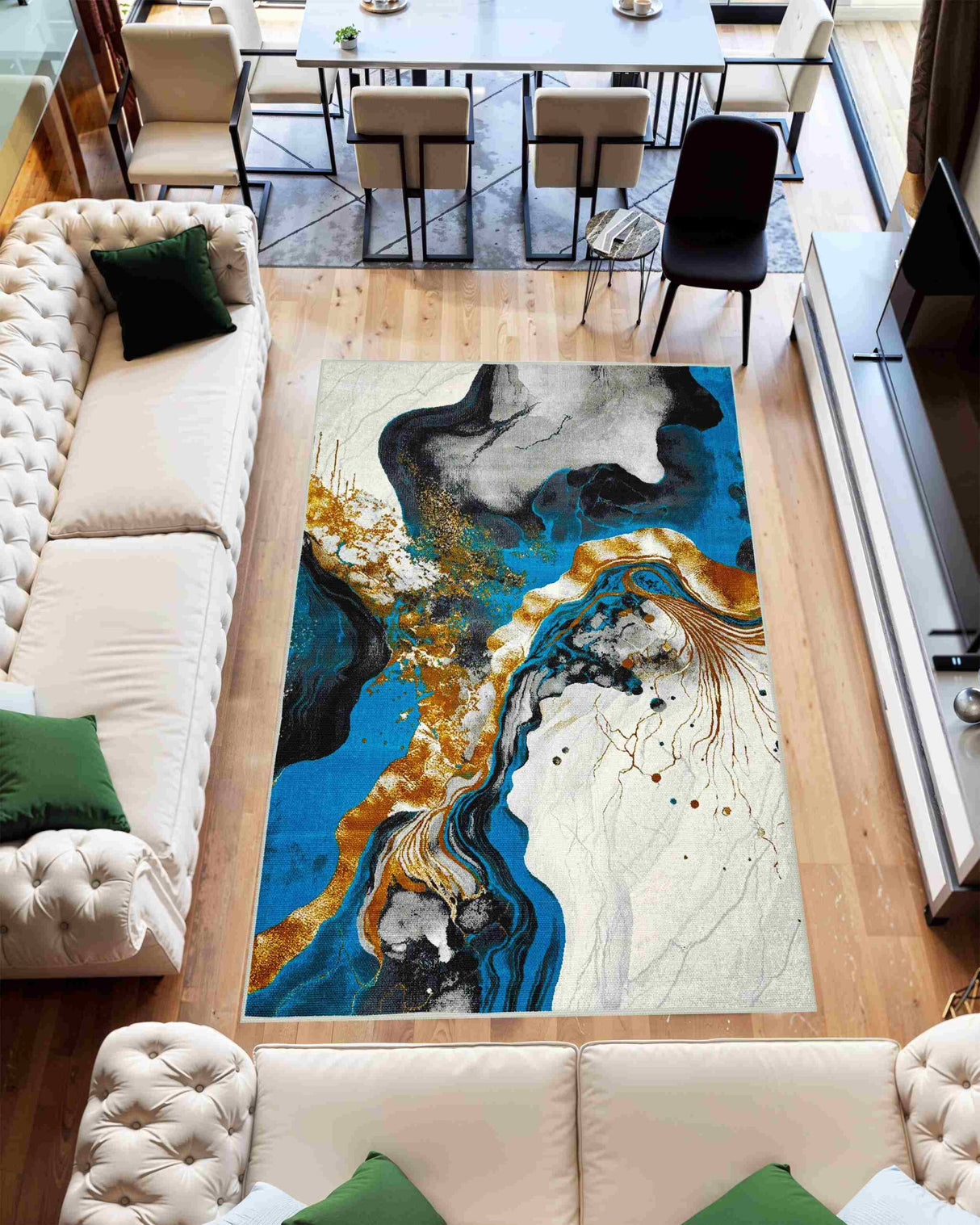Contempo Area Rug 1111 Turquoise